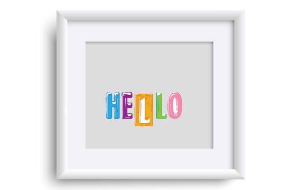 Fifties Rainbow Font preview 3