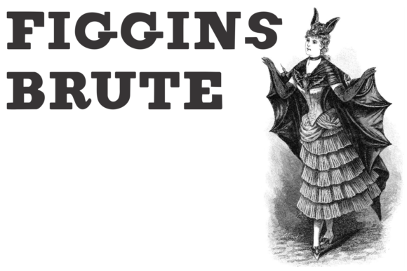 Figgins Brute Family Font preview 2