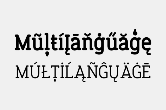 Finalist Round Slab Font preview 3