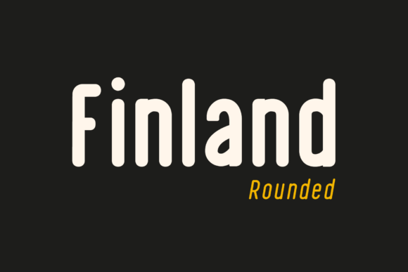 Finland Rounded Font preview 2