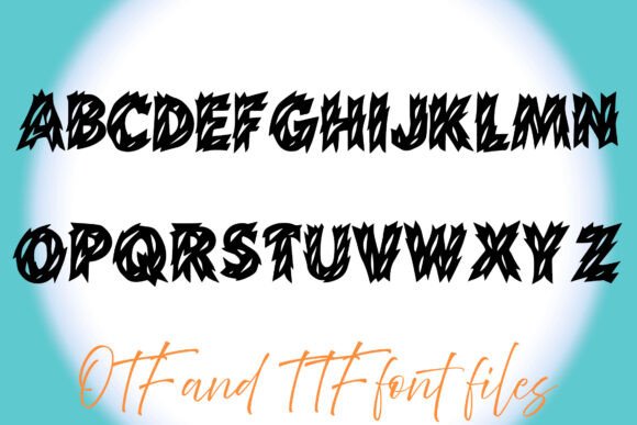 Fire Font preview 2