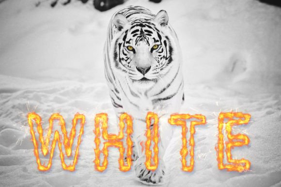 Fire Font preview 4