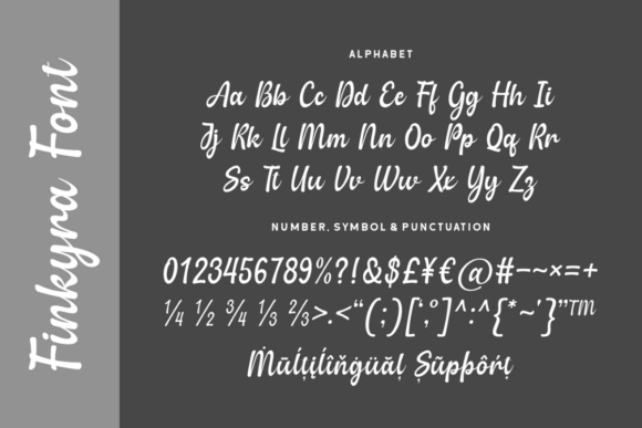 Finykra Font preview 4