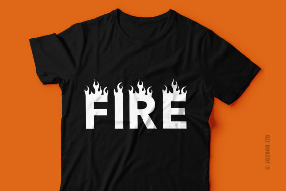 Fire Font Font preview 4