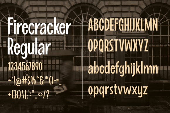 Firecracker Font preview 3