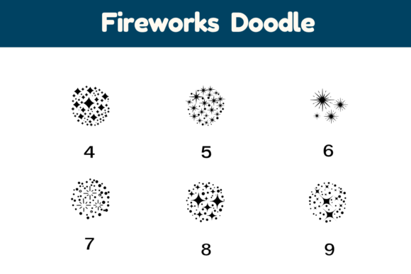 Fireworks Doodle Font preview 4