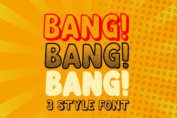 Booom Font preview 2