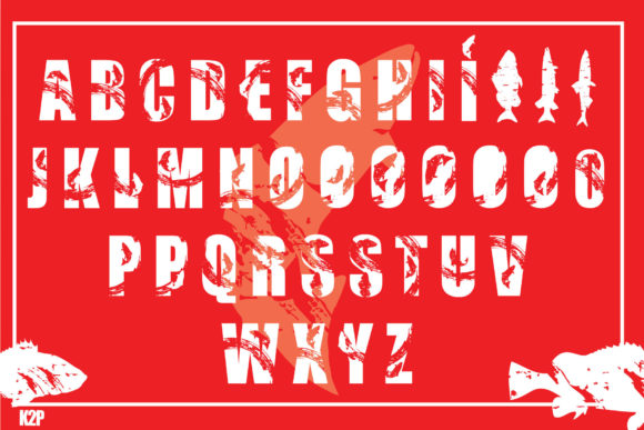 Fish and Flow Font preview 2