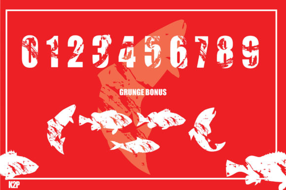 Fish and Flow Font preview 3