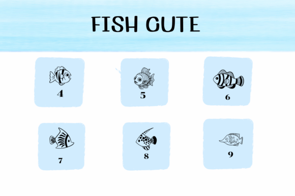 Fish Cute Font preview 4