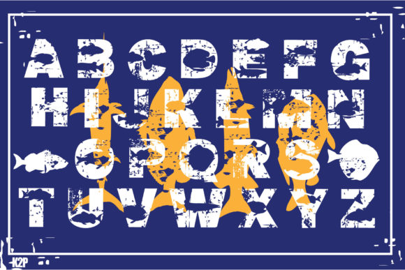 Fish Fighter Font preview 3