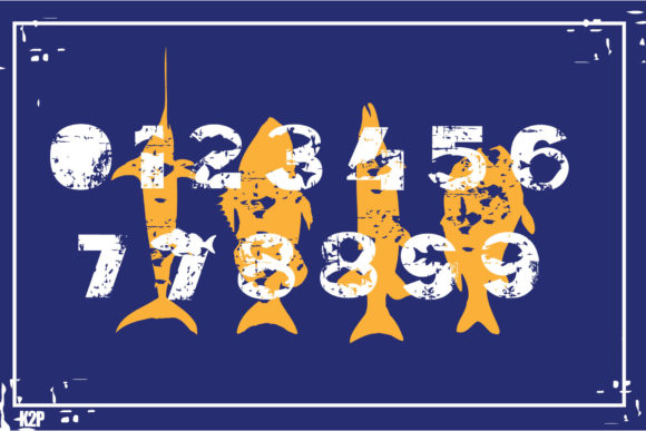 Fish Fighter Font preview 4