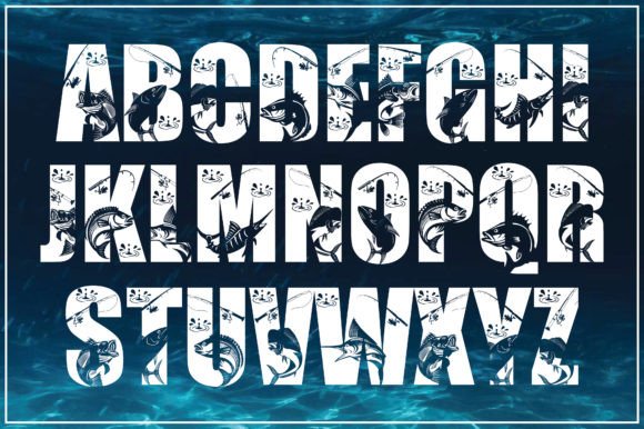 Fishing Today Font preview 2