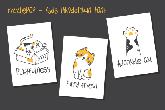 Fizzlepop Font preview 4