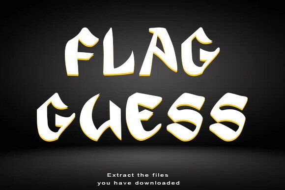 Flag Guess Font preview 2
