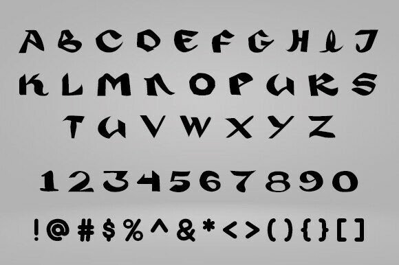 Flag Guess Font preview 3