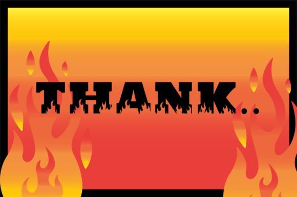Flame Font preview 4