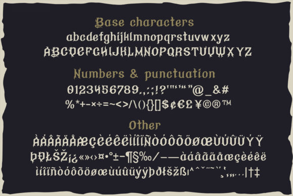 Flame Rider Font preview 3