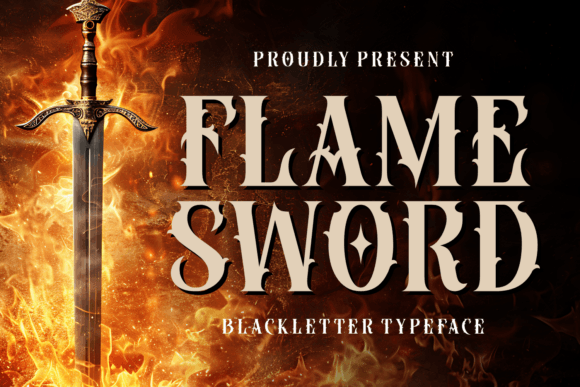 Flame Sword Font