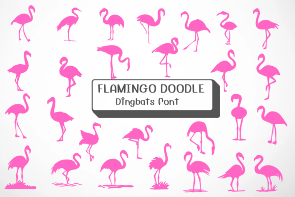 Flamingo Doodle Font