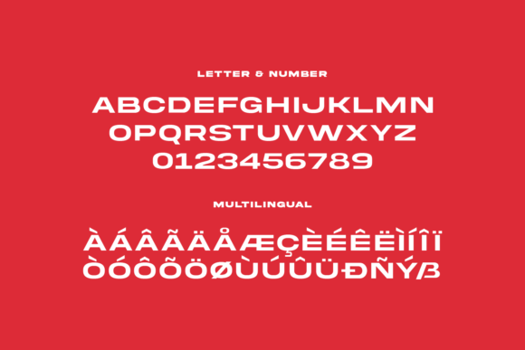 Akira Expanded Font preview 3