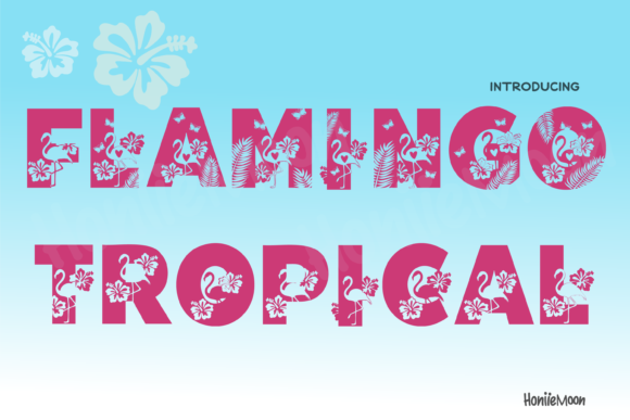 Flamingo Tropical Font