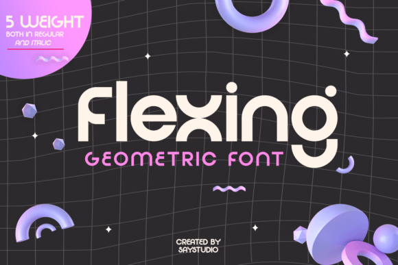 Flexing Font