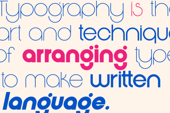 Flexing Font preview 4