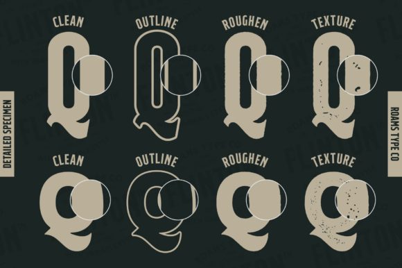 Flinton Family Font preview 4