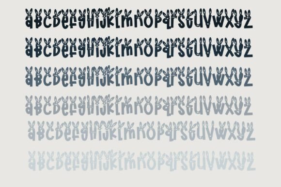 Bootleg Bunny Font preview 2