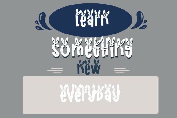 Bootleg Bunny Font preview 3