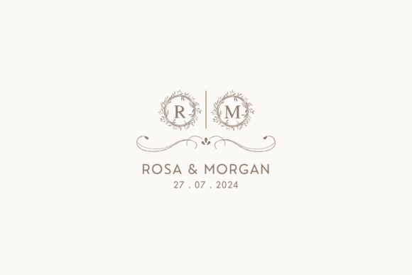 Flora Circle Monogram Font preview 2