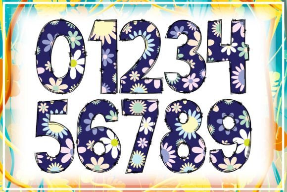 Floral Font preview 3