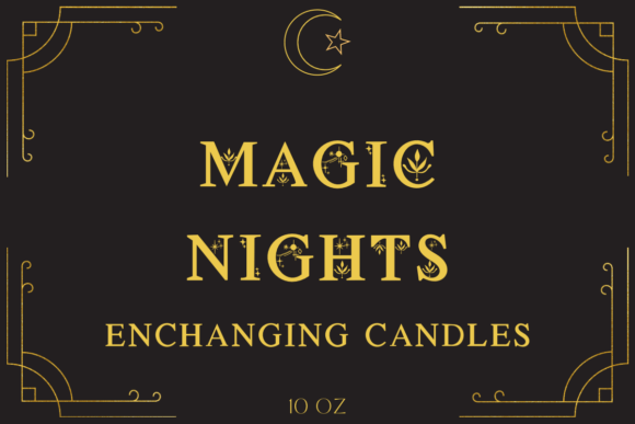 Floral Magic Font preview 3