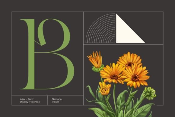 Ager Font preview 2