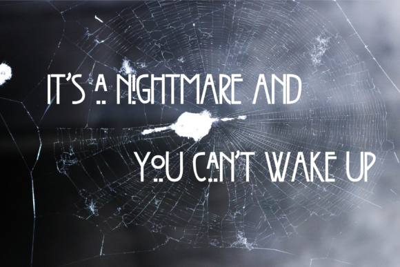Arachno Horror Font preview 2