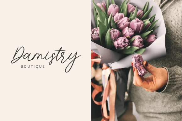 Florine Signature Font preview 2