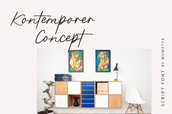Florine Signature Font preview 4