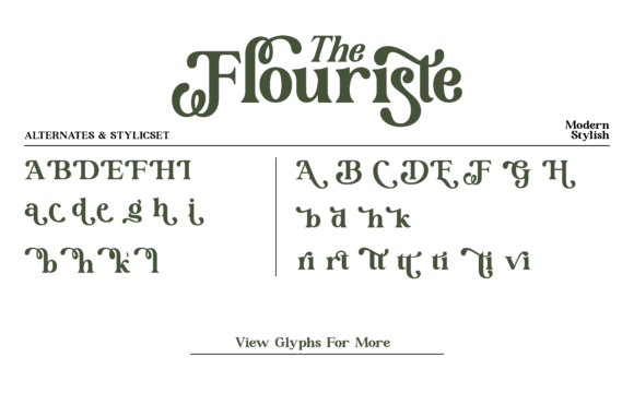 Flouriste Font preview 3