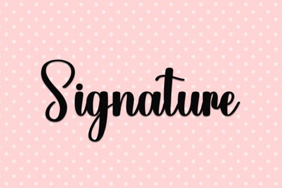 Flower Font preview 2