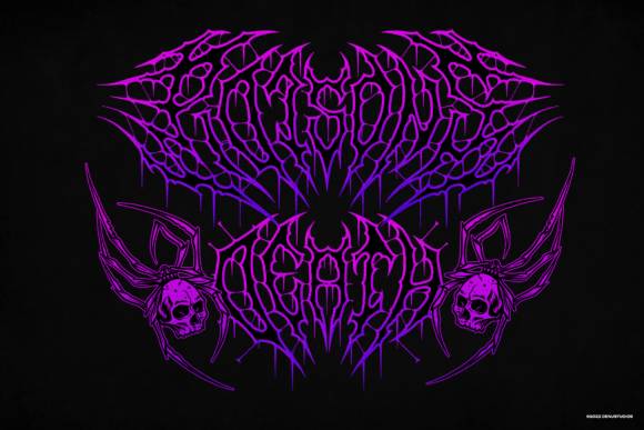 Araknix Font preview 4