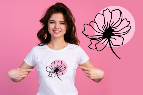 Flower and Leaf Doodle Font preview 2