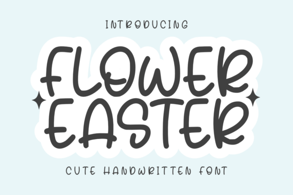 Flower Easter Font