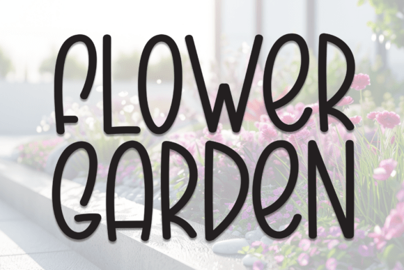 Flower Garden Font