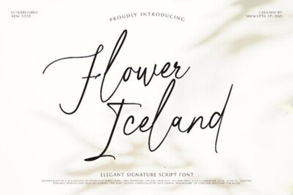 Flower Iceland Font