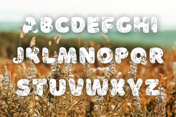 Flower Lover Font preview 3
