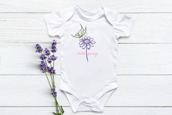 Flower Spring Doodle Font preview 3