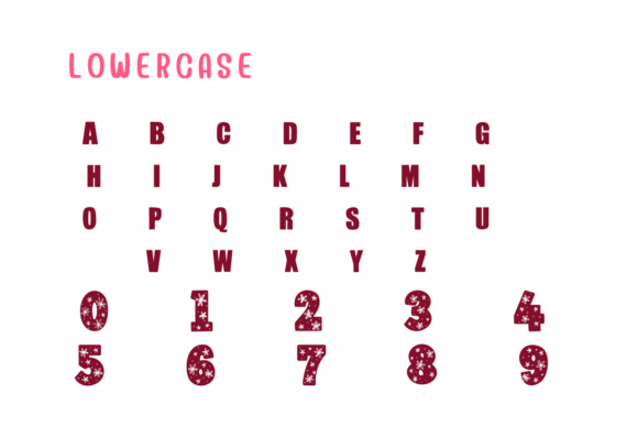 Flowers Cute Font preview 3