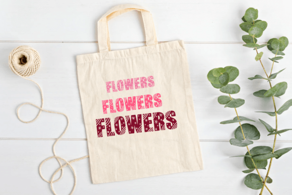 Flowers Cute Font preview 4