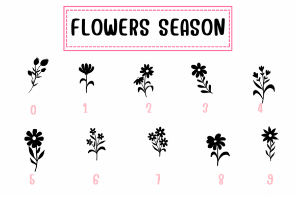 Flowers Season Font preview 4